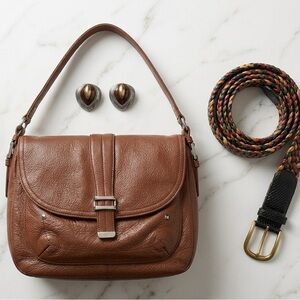 Liz Claiborne women’s shoulder bag brown leather